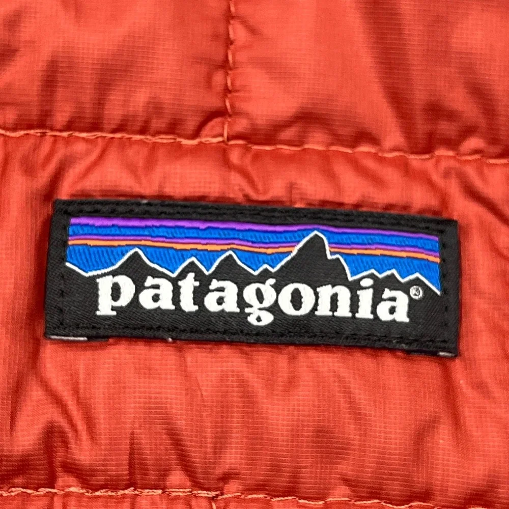 Patagonia Nano Puff Vest Mens Large Red Quilted Full Zip Primaloft Puffer 84242